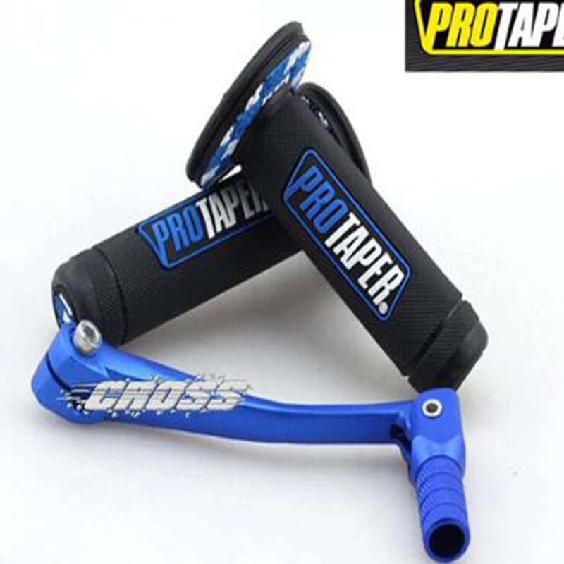 Free Shipping MX Dirtbike Cross Pro Taper Handle Grip Grips + Blue