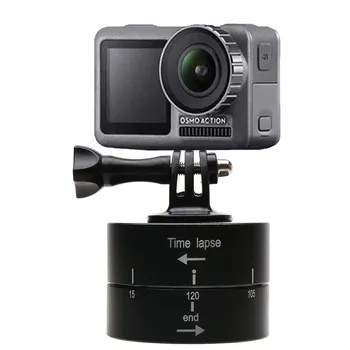 

OMESHIN Sport Camera Accessories 360 Degree Rotation Mount 120 Min Time Lapse Panorama For DJI OSMO Action Camera #2 C0603