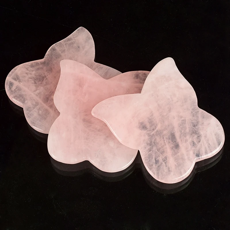 Бабочка нефритовый массажер для лица Gua Sha инструмент скребок для иглоукалывания лица спины массаж головы забота о здоровье