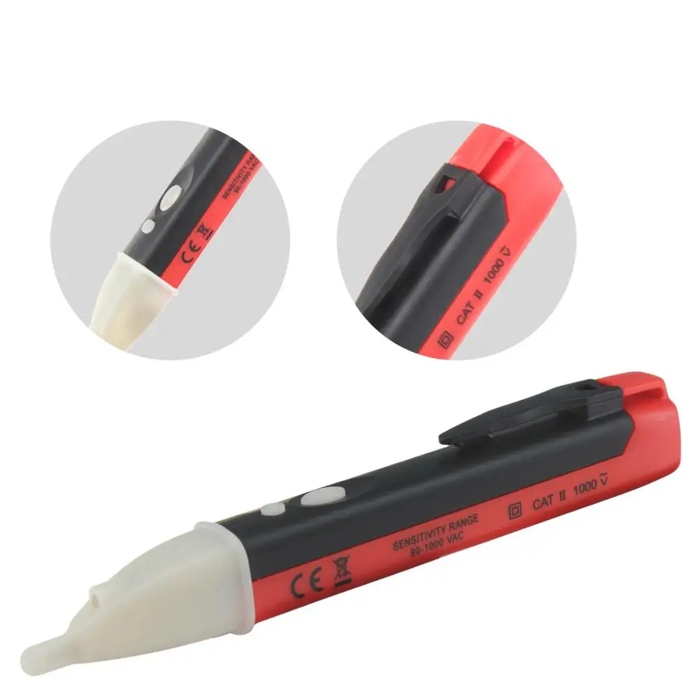 AC Voltage Detector NCV Non Contact Tester Pen Volt Meter Sensor Electric Test Pencil 90V to 1000V Sensitivity Voltmeter