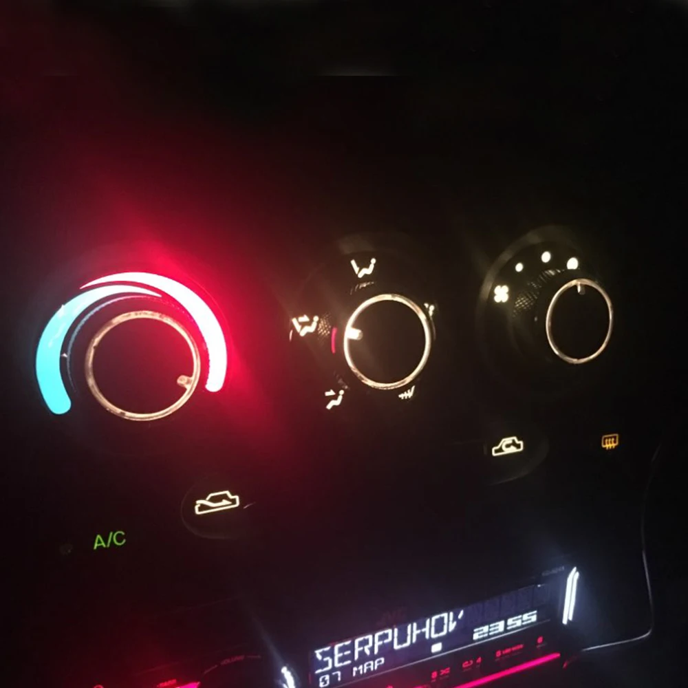 

For Daewoo Matiz Chevrolet Joy Exclusive 98 Switch Knob Knobs Heater Heat Climate Control Buttons Dials Frame A/C Air Knob Cover