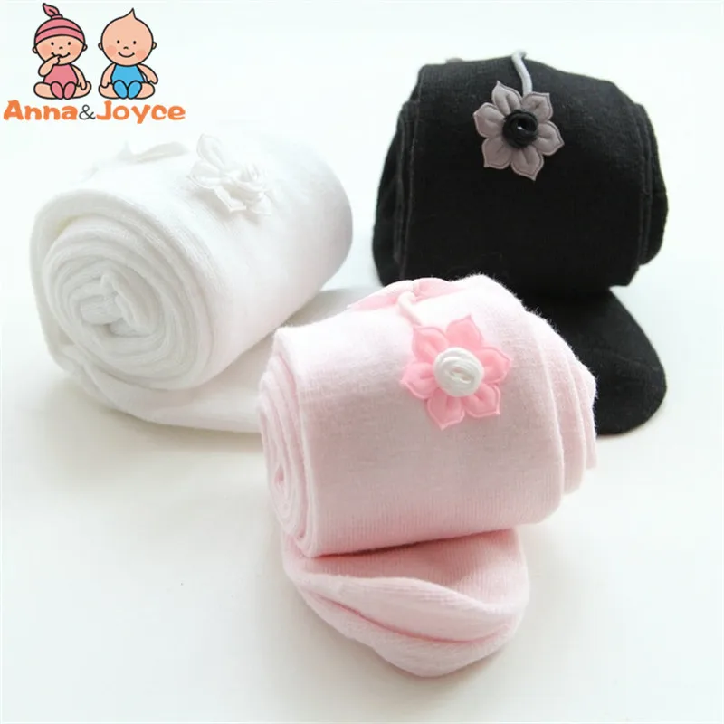 

1pcs Retail Baby Girls Tights with Flower Soft Cotton Tights,girl Pantyhose Baby Stocking TWT0011