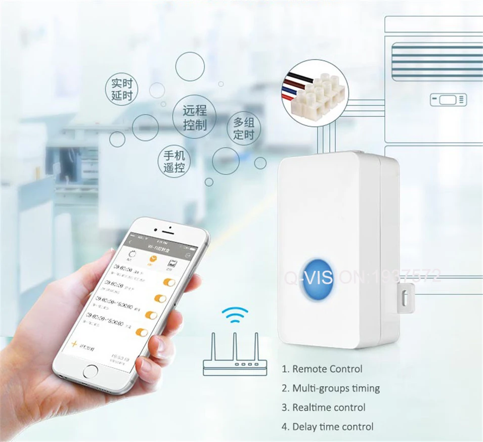 2pcs Broadlink SC1 Wifi Controller Smart Home Automation Modules IOS Android APP Wireless Wifi Remote Control Switch 100-250V