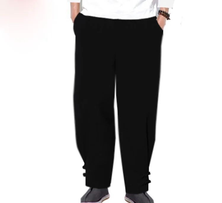Брюки унисекс для боевых искусств штаны синего черного серого цвета шаолин