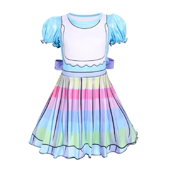 

2019 summer cartoon Baby girl clothes kids dresses for Girls Halloween costume cosplay Party Vestidos 51228