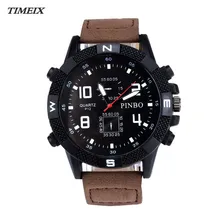 2017 Luxury Men’s Canvas strap Large Dial Military Sport Quartz Watch Casual Wrist Watch Male Hot Sale Free Shipping,Dec 13*40