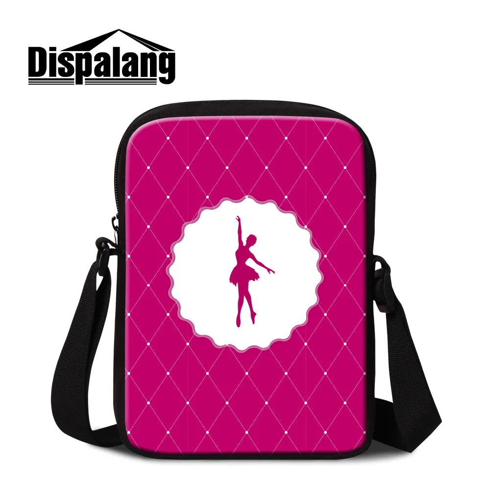 Красивая танцевальная балетная сумка-мессенджер для девочек Красивая Женская мини-сумка через плечо для путешествий дизайнерская сумка через плечо на заказ - Цвет: Многоцветный