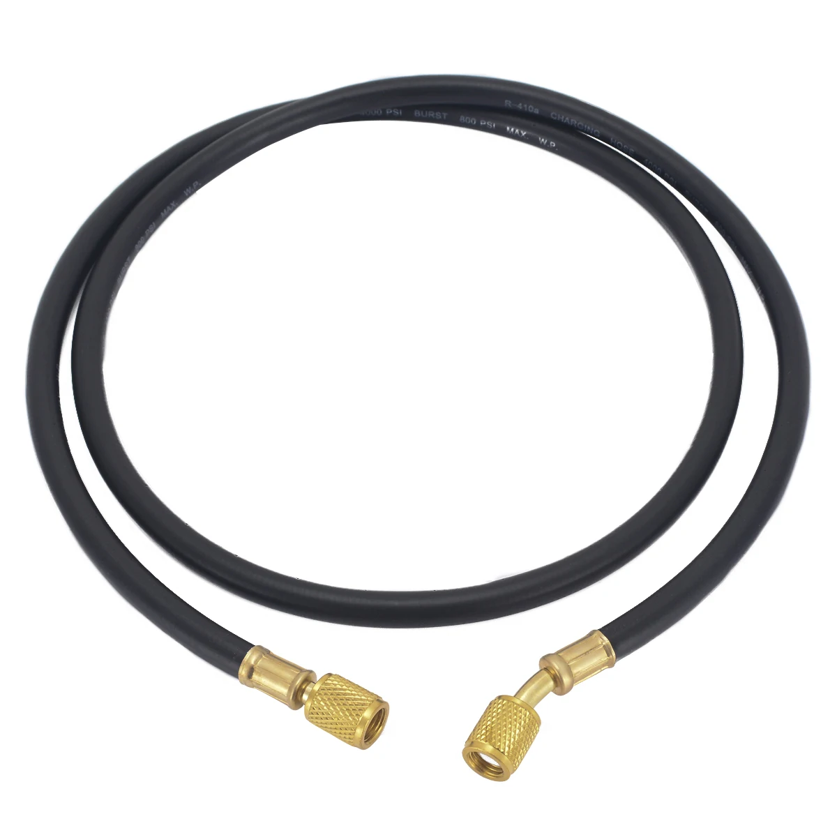 Латунные зарядные шланги высокой мощности 800PSI 150 см HVAC 1/4 &quotSAE фитинги для