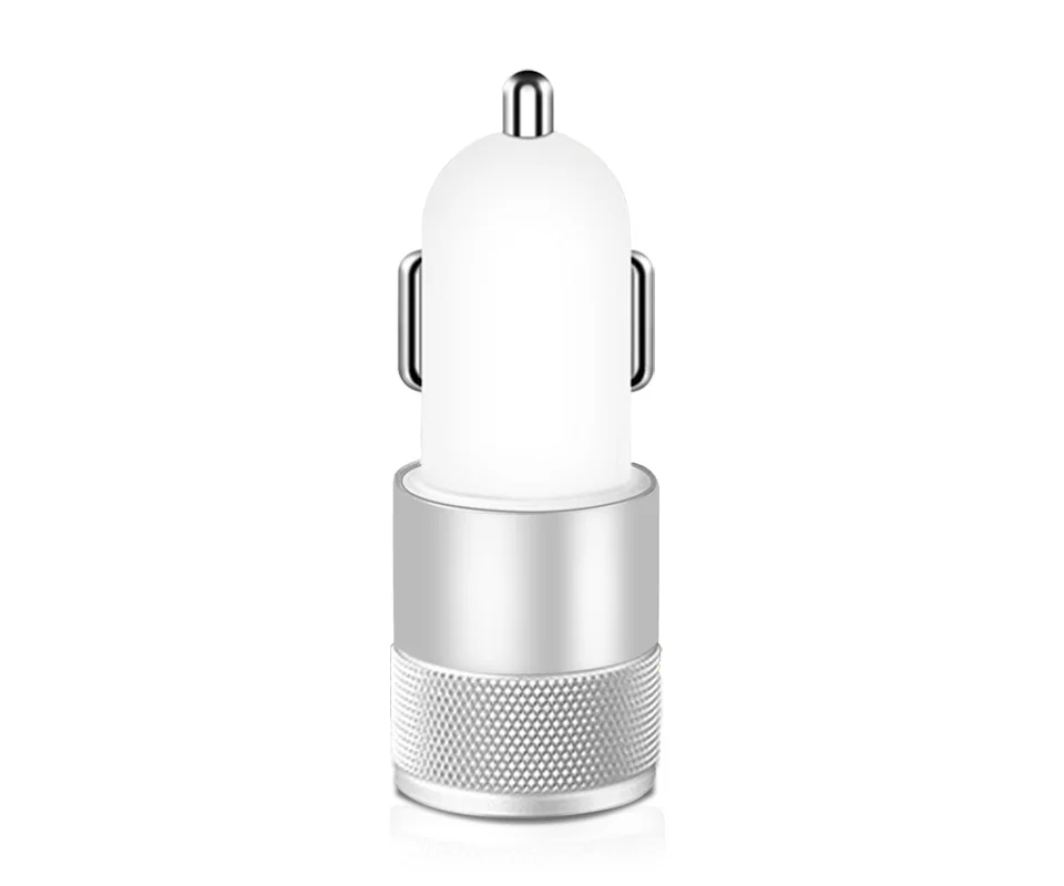 Car Charger KHP Universal Mini Dual USB Car Charger For iPhone 6 6s Plus 5 7 iPhone6 Charger USB Adapter Samsung Led USB Charger-Detail (4)