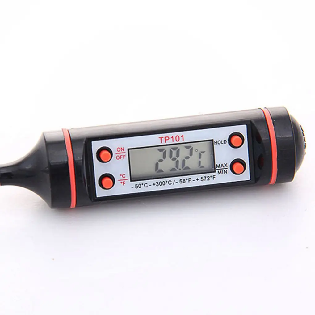 Pen Type LCD Food Thermometer Stainless Steel Pin Kitchen Temperature Measurement BBQ Tools