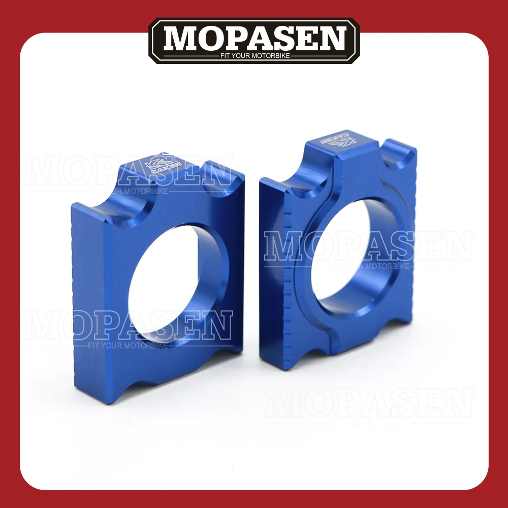 Rear Axle Blocks Chain Adjuster Blocks YZ250F 12 13 14 15 16 17 18