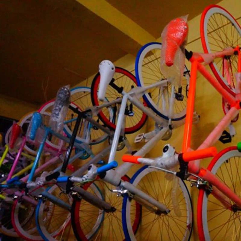 Clearance 3 Pcs Bike Wall Stand Holder Mount Bicycle Mountain Bike Storage Wall Mounted Rack Stands Bicycle Steel Wall Hanger Hook 5