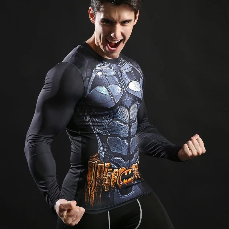 3D manga larga Harajuku Camisetas camisa de compresión Batman camisetas fitness primavera Tops novedad 2017 zootop Bear 3D manga larga Harajuku Camisetas camisa de compresión Batman camisetas fitness primavera Tops novedad 2017 zootop Bear