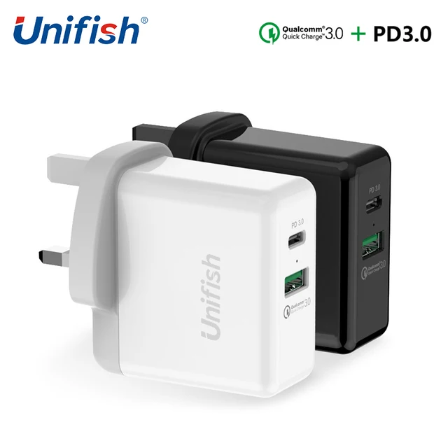 Unifish 45W USB PD Charger Fast Charger Type C Power ...