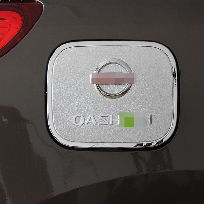 ABS Chrome Oil Fuel Tank Cap Cover Trim 1Pcs For Peugeot 2008 2014-2018