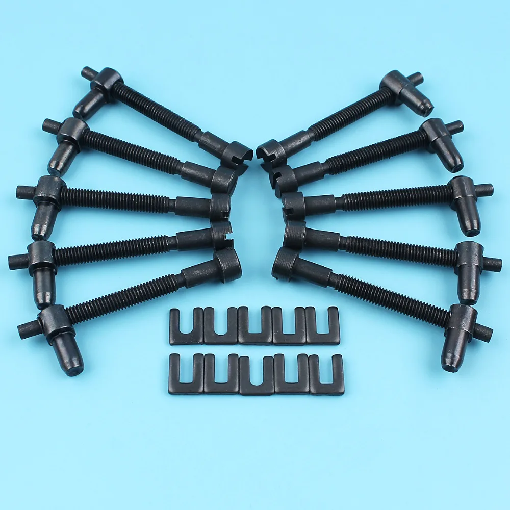 10 x Chain Adjustment Tensioner Screw For Jonsered 625 630 670 Champ