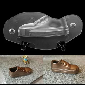 

Plastic Chocolate Mold 3D Candy Cake Molds Cake Decorating Tools Children Shoes Shape DIY Home Baking Sugar Craft H807