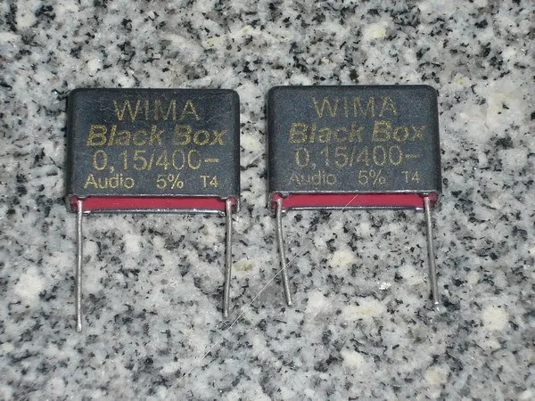 

[SA]Weimar Germany WIMA black BIaCK BOK AUdIO 0.15UF400 pitch 22m--10pcs/lot