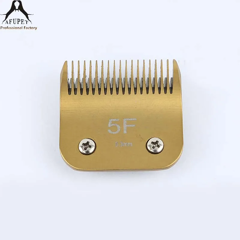 100 good comments A5 stainless steel pet grooming blade 6 3 mm pet blade 5F