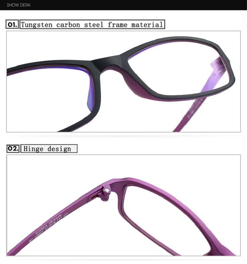 KATELUO вольфрамовые компьютерные очки анти-лазер усталость Радиационная оправа для очков очки Oculos 13021