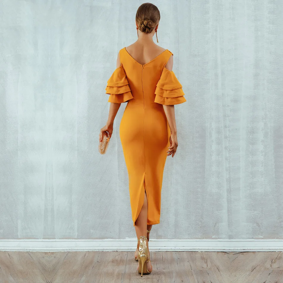 DressBird 2019 женское летнее облегающее вечернее платье сексуальные платья с V