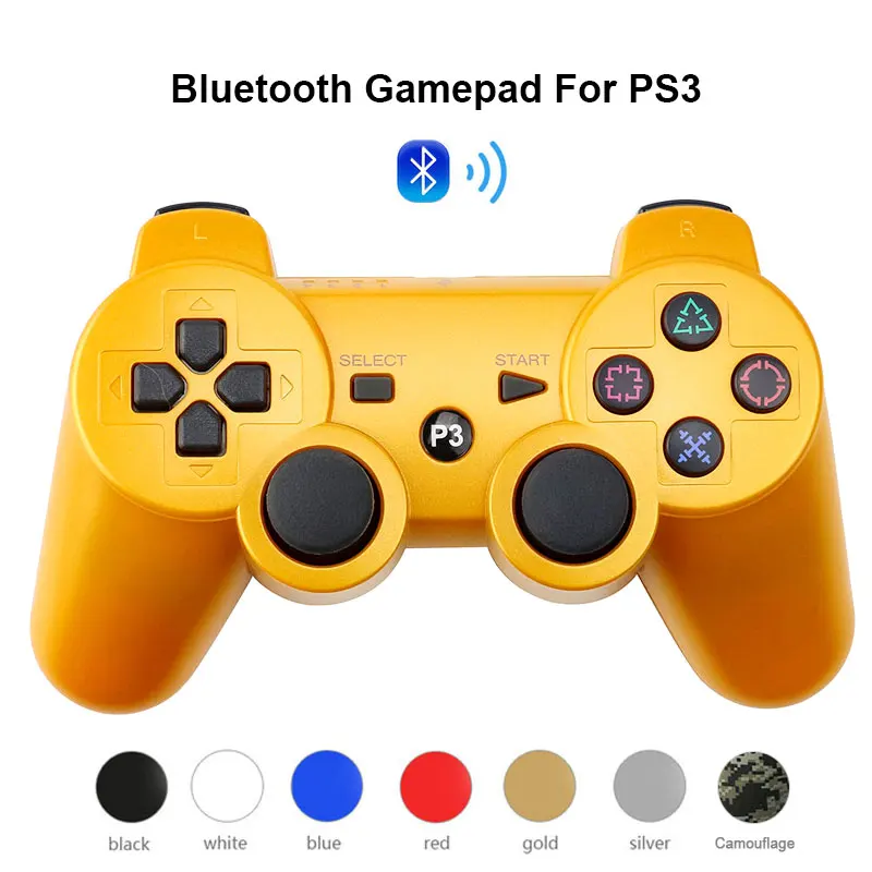 

For Sony PS3 Controller Wireless Bluetooth Gamepad Joystick for PS 3 Gaming Joypad For Playstation Dualshock 3 Gamer Game Pad