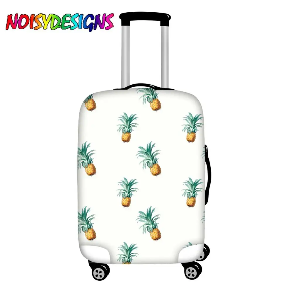 NOISYDESIGNS Waterproof Dust Rain Cover Colorful Pineapple Custom Luggage Cover Accessories Travel Trolley Covers Elastic NOISYDESIGNS Waterproof Dust Rain Cover Colorful Pineapple Custom Luggage Cover Accessories Travel Trolley Covers Elastic