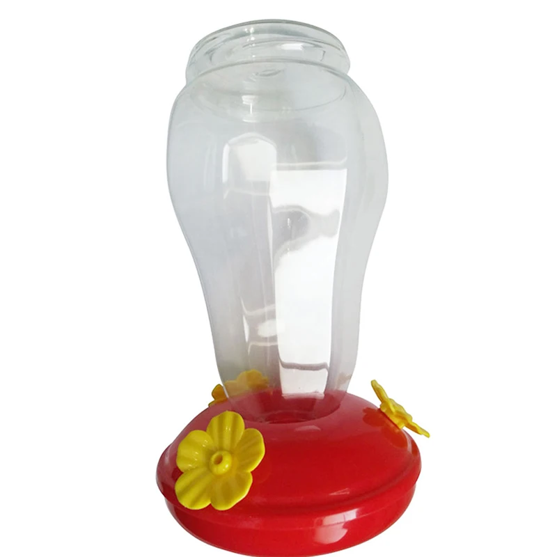 Practical Bird Feeder Portable With Hook Bird Collection Flower Decor Hummingbird Feeder