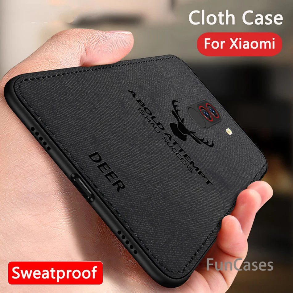 Case For Pocophone F1 Xiaomi Redmi Note 5 Pro Cloth Deer Cover Xiomi Plus 5A 5X A1 6 6A Poco | Мобильные телефоны и