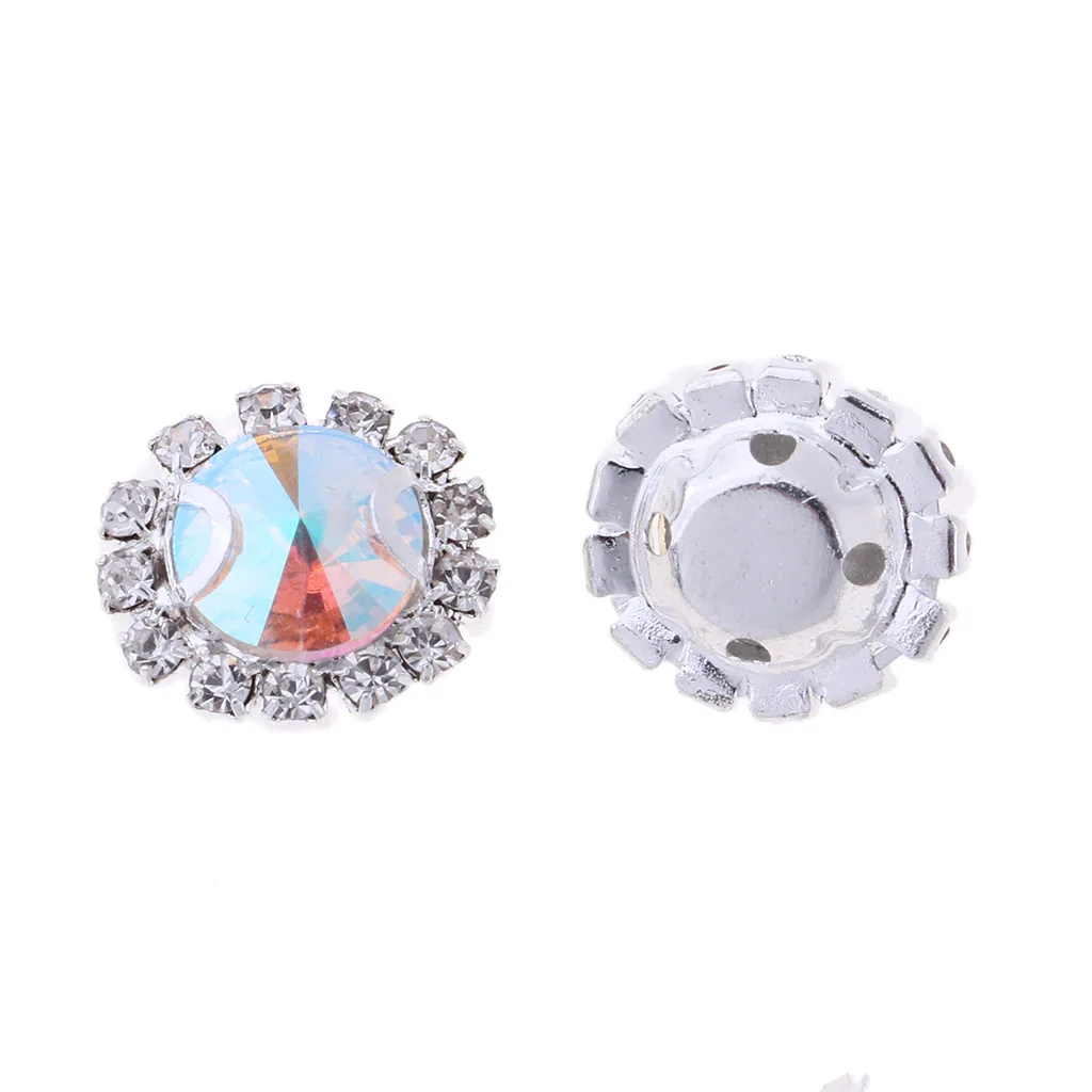 20Pcs Glass Rhinestone Sewing On Clothes Wedding Dress DIY Fashion Rhinestone Decoration Sticker Sewing Accessories