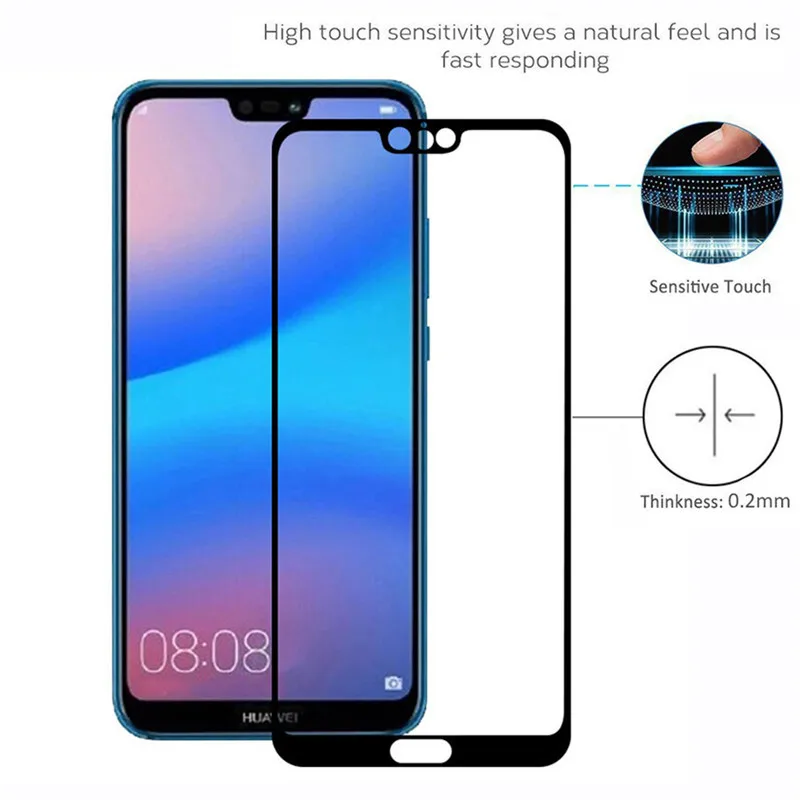 Защитное стекло для huawei P20 Lite светильник Hauwei P20 Pro P20lite закаленное стекло Glas 3d покрытие защита экрана p 20 светильник 9h