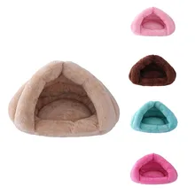 Новые зимние теплые домашние животные кошка спальный мешок коврики плюшевые теплые сна пещера кошка маленький щенок домик для домашних животных Питомник поставка Лидер продаж