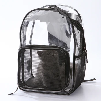 

Pet Dog Carrier Backpack Transparent Bag Cat Dog Outdoor Hiking Travel Bag Pet Space Portable Bag Capsule Shaped Pet Carrier Bag
