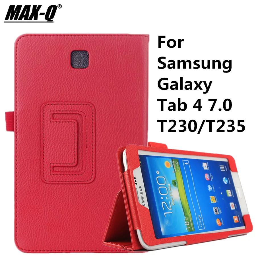Folding SmartTab4 T230 Case PU Leather Stand Flip Case Cover for Samsung Galaxy Tab 4 7.0 T230 T231 T235 Folding SmartTab4 T230 Case PU Leather Stand Flip Case Cover for Samsung Galaxy Tab 4 7.0 T230 T231 T235