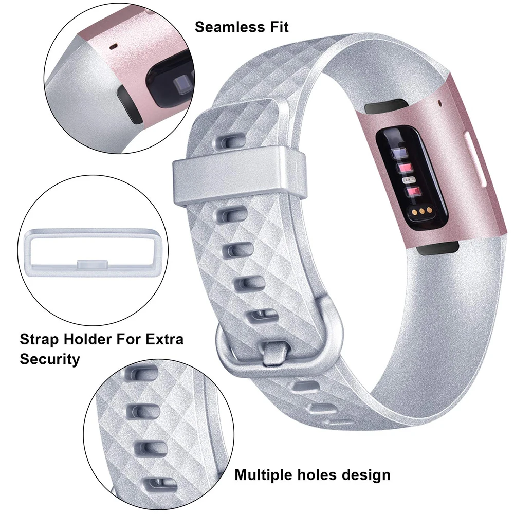 Honecumi фитнес-спортивный браслет для Fitbit Charge 3 сменный ремешок для Fitbit charge3 браслет из розового золота