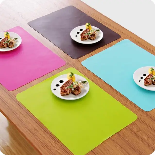 Food Silicone Placemat Child Bowl Mat Folding Waterproof Heat Resistant