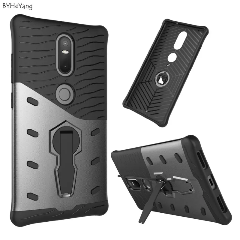 

BYHeYang Case For Lenovo Phab 2 plus 6.4 inch with 360 Degree Rotate Armor Kickstand Case For Lenovo Phab 2 plus phone cases