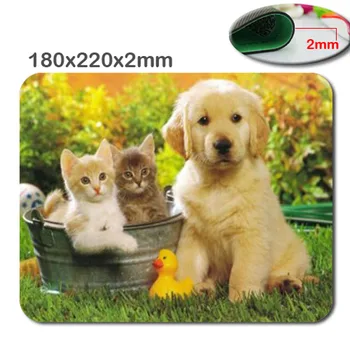 

Custom Personalized Computer Decoration dog cute animals Rectangle Mouse Pad Notre Dame Rectangle Non-Slip Mousepad Water...