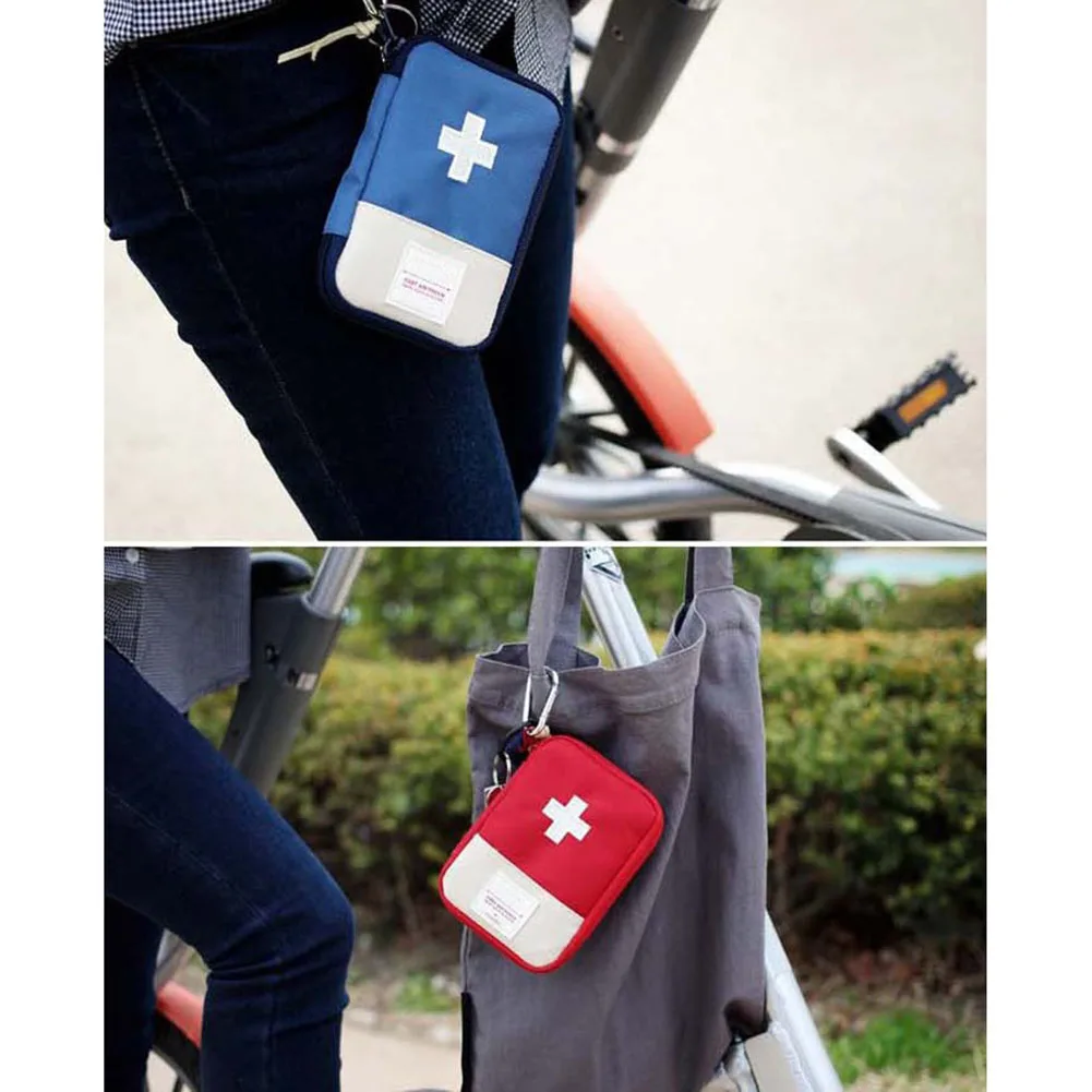 

Etmakit 2 colors universal First Aid Bag Emergency Pouch Travel Medicine Pill Storage Bags Outdoor Survival OrganizerFor DOY
