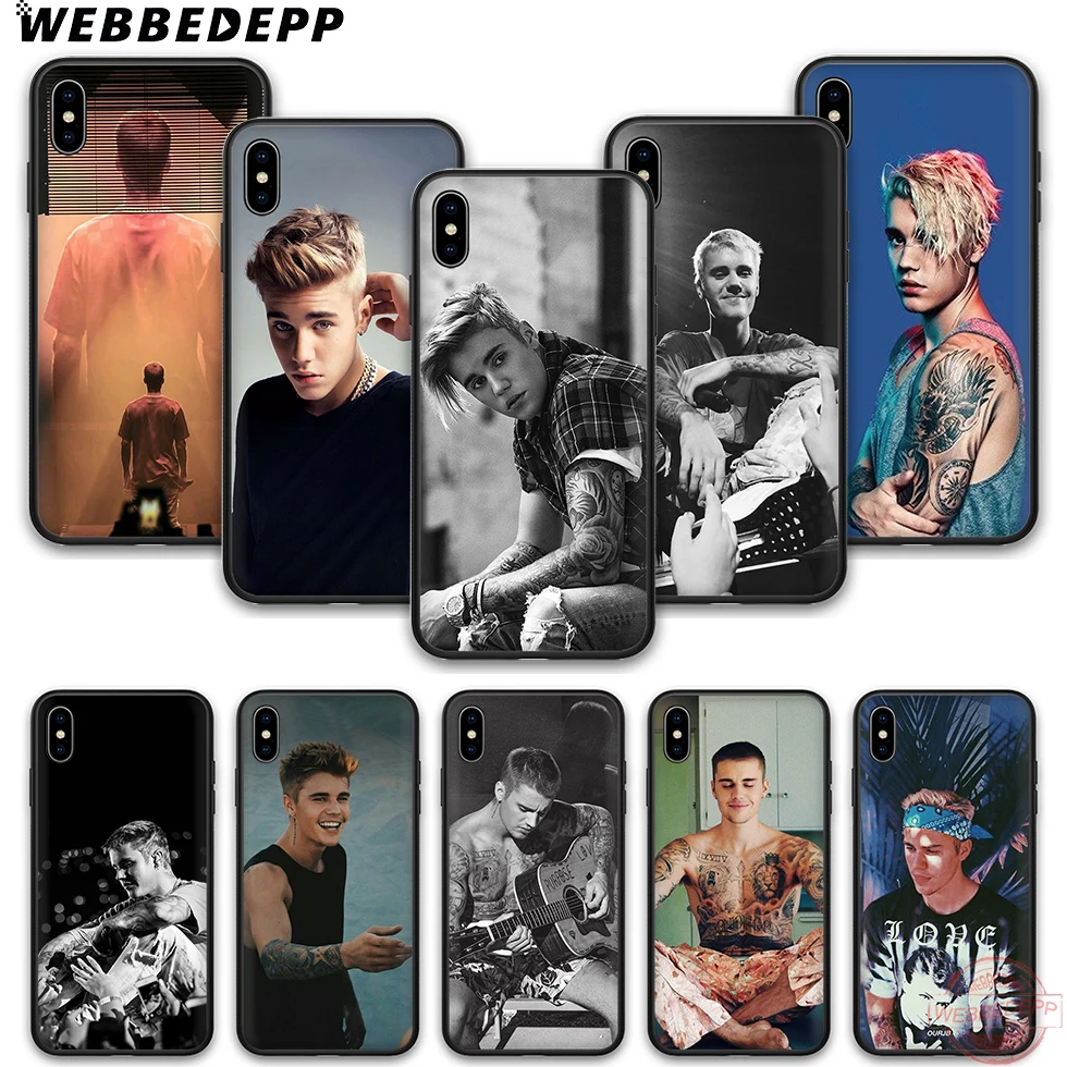 WEBBEDEPP Джастин Бибер Мягкий силиконовый чехол для телефона iPhone 5 6 7 8 Plus X XS XR Max.11 11peo