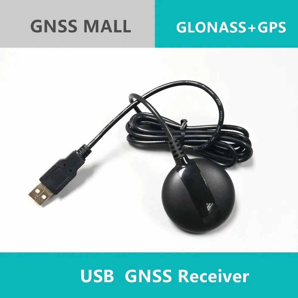GPS приемник GLONASS с USB двойной GNSS антенной 4M FLASH 1 5 м GN800GU лучше чем у BU353 TOPGNSS
