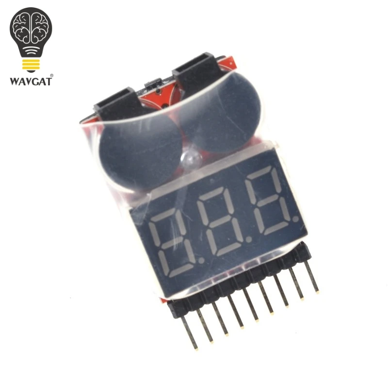 Низковольтный зуммер сигнализации 1 8S Lipo/li ion/Fe Напряжение батареи 2 в тестер самый