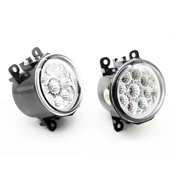 

2pcs Car Styling Round Front Bumper LED Fog Lights DRL Daytime Running Driving Yellow For Suzuki Grand Vitara 2 JT 2005-2015