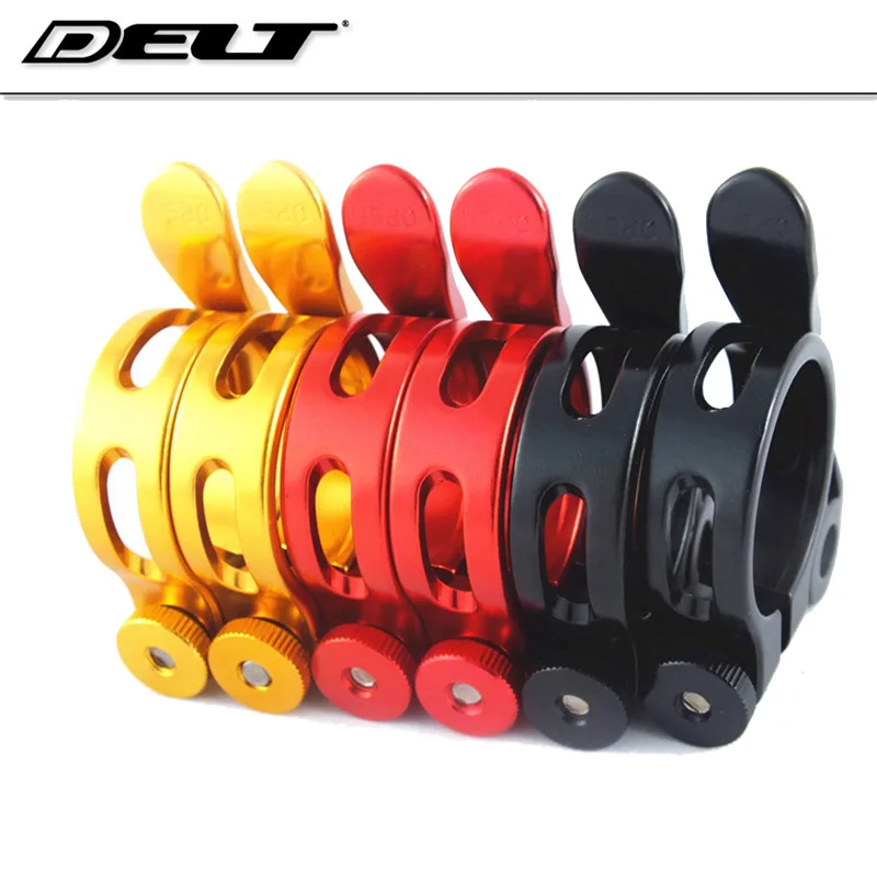 

MTB Road cycling Mountain BMX Bicycle bike Seatpost tubes clamp clips QR Quick Release 34.9mm AL6061 Bicycle Parts 42g/pcs