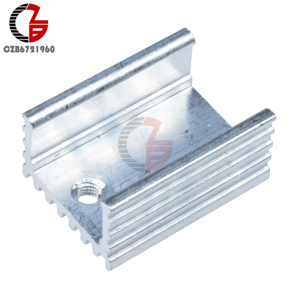 20PCS Heat Sink 21x15x10mm Aluminum Heat Sink TO-220 Transistors DIY