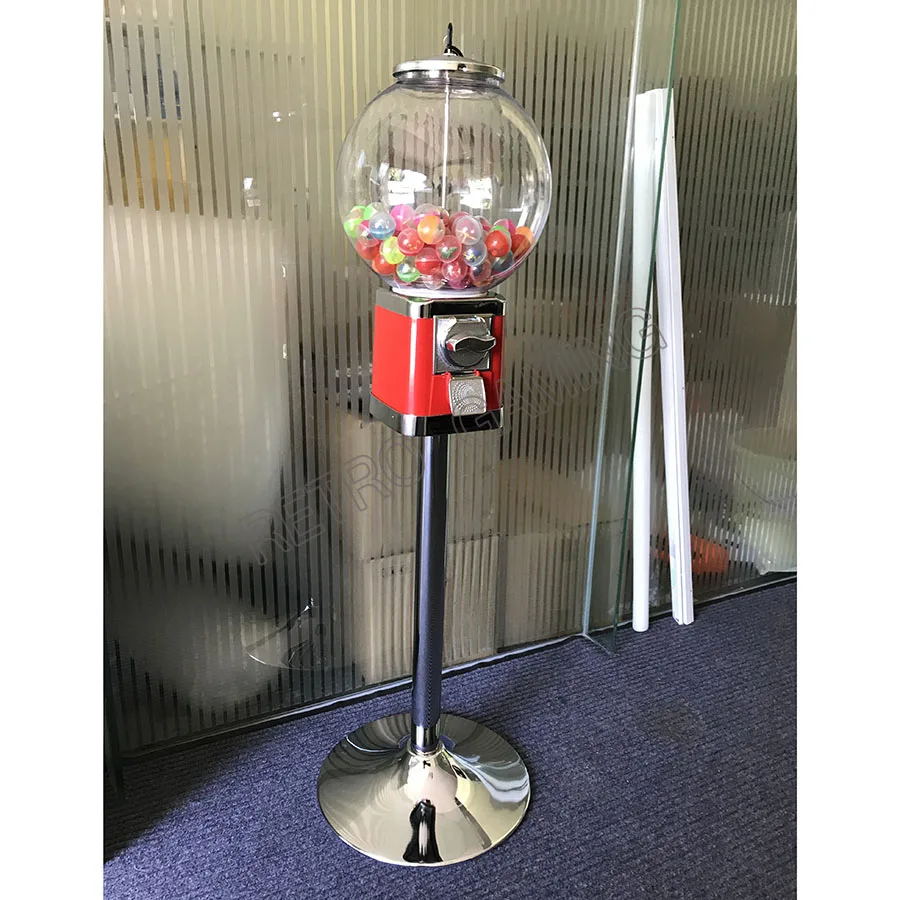 Coin Operated Floor Standing Desktop Tabletop Candy Vendor Big Capsule Upright Chewing Gum Vending Machine Penny In The Slot Coin Operated Games Aliexpress