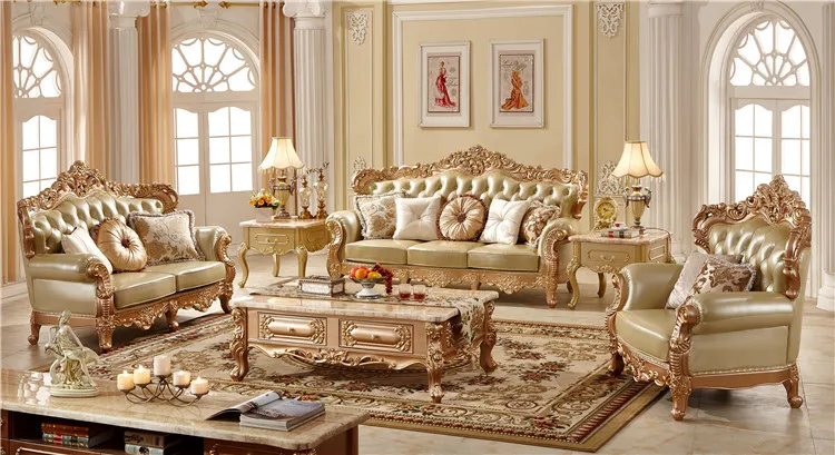 Muebles europeos de lujo muebles de sala de estar muebles para el hogar