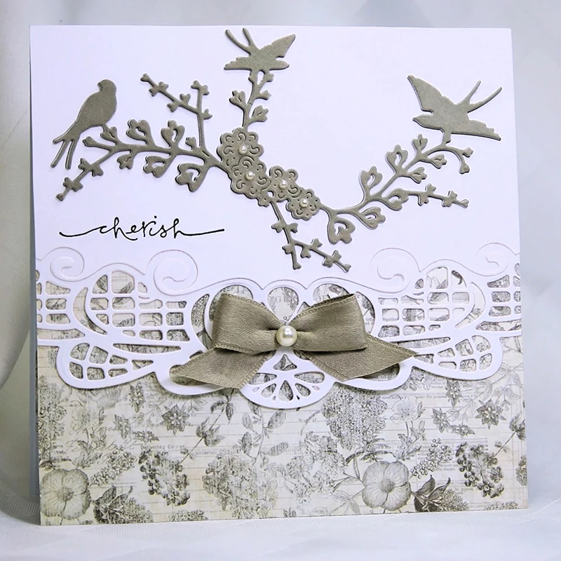 

Border Dies Cut for Card Making Edge Metal Cutting Die for Scrapbooking Album Decorative Craft Dies for DIY Greeting Card Making