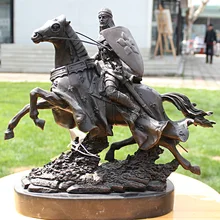 Лошади медный Бронзовый скульптура ручной работы украшение дома подарок Деловой Подарок рабочего бронза Свадебные часы старый ручной работы медный статуя Будды