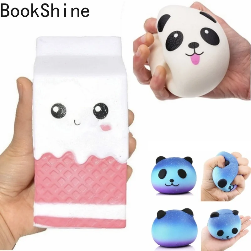 Squeeze Fun Squishys Cute Panda Cream Scented Squishy Funny Gadgets Anti Stress Novelty Antistress Toys Gift Slime | Игрушки и хобби